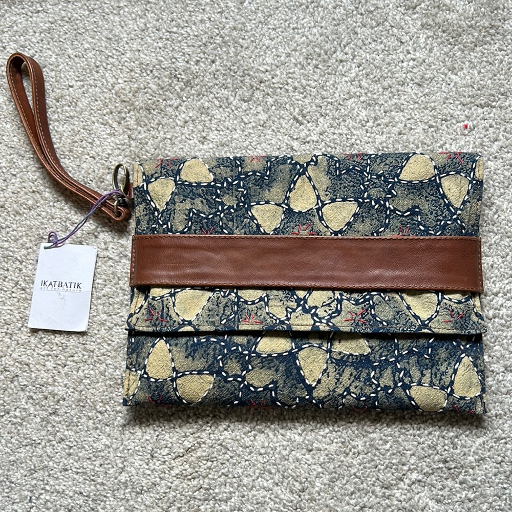 NWT Textile Clutch